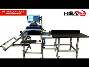 SPD-1175 "Single Pass Digital," Overprinting System