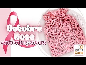 💗 20,000 BAGS, 20,000 SMILES 🎀 HELP CURIE FOR PINK OCTOBER 💗 CROCHET TUTORIAL @MamieCrochet