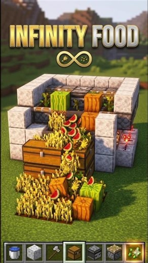 Unlimited food farm |Minecraft Meme