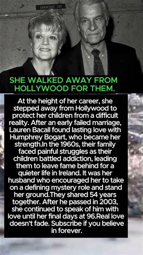 SHE WALKED AWAY FROM HOLLYWOOD FOR THEM