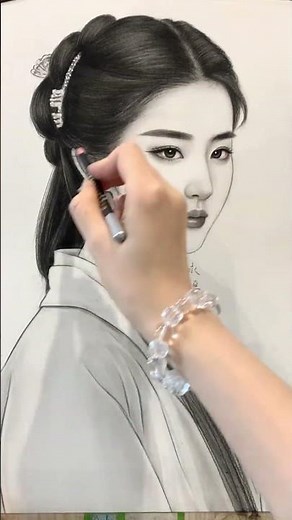 You are so beautiful #drawing #charcoaldrawing #portraitdrawing #charcoalshading