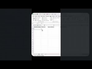 Dependent Drop-Down Lists in Excel Using OFFSET, MATCH, and COUNTIF #shorts