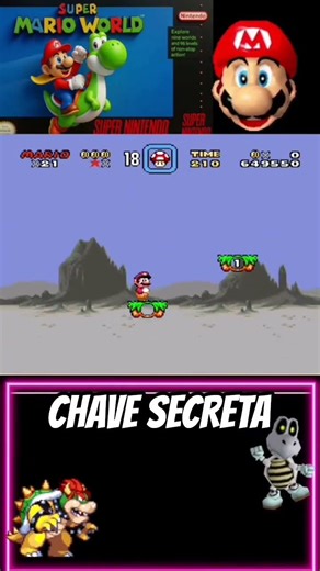 SUPER MARIO WORLD SECRET KEY