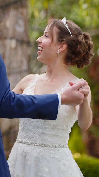 LOVE getting to hear the funny and lovely words exchanged during first looks!