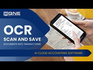 OCR Scan and Save Documents - QNE AI Cloud Accounting Software