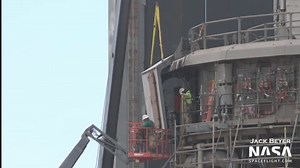 4.5K views · 232 reactions | From our latest Starbase video: Installation of new shielding on the Orbital Launch Mount began, a second new HPU was installed on Booster 7, and a Booster sump with an anti-vortex device was delivered. Click for full video: https://www.youtube.com/watch?v=WWA5NRWfhY | NASASpaceflight.com | Facebook