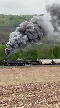 Booster Engaged! Reading & Northern 2102 Steam Loco Accelerates Heavy Frac Sand Train!