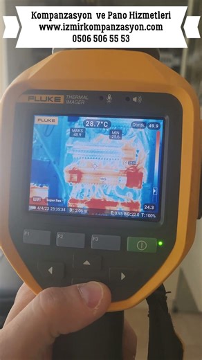 ✅️Termal Kamera ile Pano Sıcaklık Ölçümü wwww.izmirkompanzasyon.com
