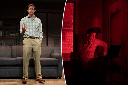 ‘Angry Alan’ review: A commanding John Krasinski takes on YouTube in compelling off-Broadway play