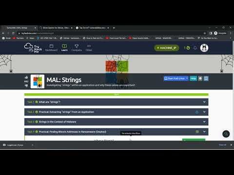 MAL: Strings | malware analysis | bitcoin Investigation | sysinternal suite | tryhackme |walkthrough