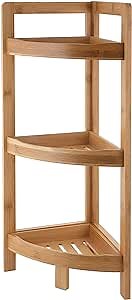 3-tier Corner Bathroom Shelf (9.05 X 9.05 X 24.4")