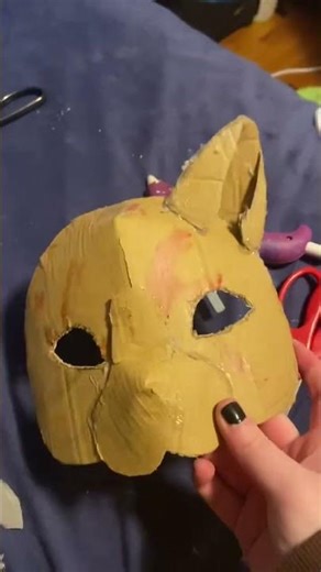 Making a squirrel mask #alterhuman #squirrel #furry #fursuit