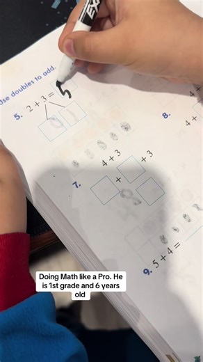 Math Practice for a First Grader: Addition Strategies