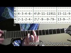 Alice In Chains Rooster Guitar Lesson Chords & Tab Tutorial AIC