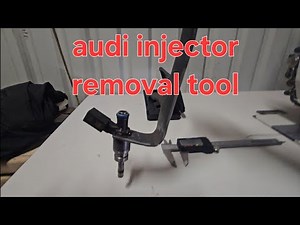Audi injector removal