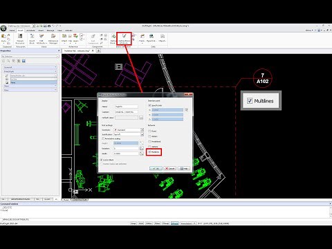 DraftSight 2016: Multiline Attributes