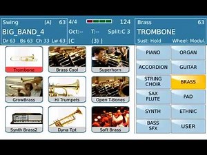 KETRON SD7 AJAMSONIC - Big Band2 & Canadian Folk style