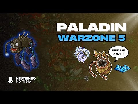 TIBIA - WARZONE 5 (DEEP HUB CRYSTAL DUNGEON) | PALADIN LEVEL 350+
