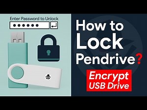 How To Lock Pen Drive With Password | Encrypt USB Drive