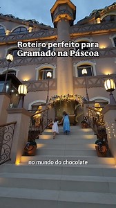Valores e descontos 👇 Essa é minha ideia de roteiro perfeito pra curtir a Páscoa aqui em Gramado ❤️ 🕌 Diária no Chocoland, o Palácio de Chocolate, 450,00💰 para a família no Laçador de Ofertas, aplica os cupons GRAMADO e CHOCOPASCOA25 pra ganhar desconto e créditos de volta ✅️ 🐰 Atrações de Páscoa na Vila de Páscoa, na Rua Coberta, na Vila Santa Claus e no Largo da Borges, todas gratuitas ✨️ 🚍 Chocobus, a grande novidade que surgiu no Natal Luz, passeio temático visitando duas fábricas de ch