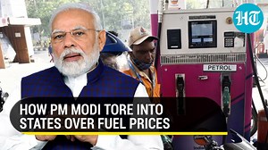 7.8K views · 216 reactions | Prime Minister #NarendraModi came down hard on opposition-ruled states over VAT on #petrol and diesel. Watch the full video for more. #FuelPrices | Hindustan Times | Facebook