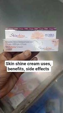 Skinshine cream use, benefits,side effects in hindi & English ll #skincare #skinshine #shorts