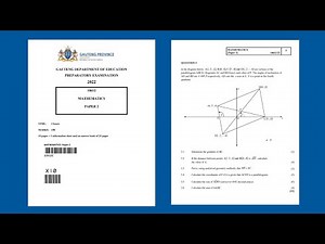 Prelim 2022 Analytical Geometry Grade 12 Mathematics P2