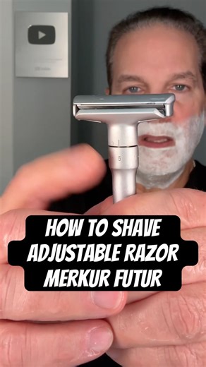 How To Shave with an Adjustable Razor Merkur Futur #hairremoval #shaving #razor #howto #mensgrooming