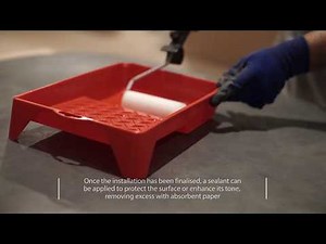 How to install Airslate natural stone wall sheets.