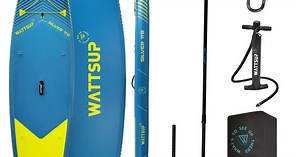 Pack Stand up paddle gonflable avec un siège kayak Wattsup Silver 11'6