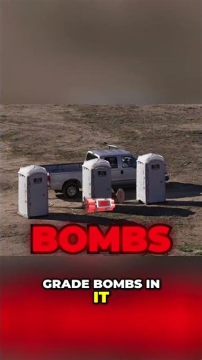 Epic Porta-Potty Death Prank! Bombs, Escape & Getaway #shorts