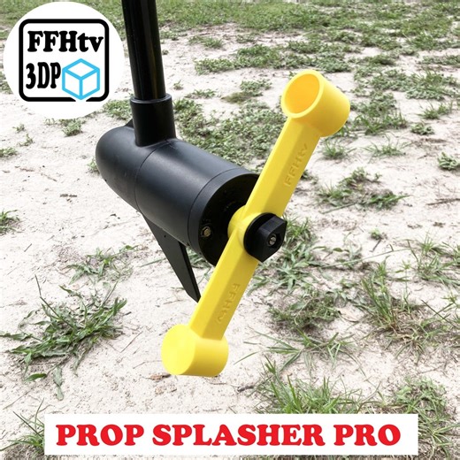 Prop Splasher Pro Trolling Motor Attachment, Fish Attractant Splasher for White Bass, Hybrid, Striped Bass - Etsy