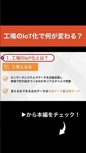 工場のIoT化で何が変わる？ #shorts #生産管理 #製造業