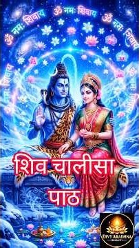 Shiv Chalisa Fast Recitation With Lyrics 🔱 सोमवार विशेष शिव चालीसा | Monday Special | Mahadev