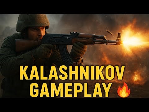 🔥 Kalashnikov Machine Gun Gameplay | Realistic Action & Powerful Shooting Experience 🎮