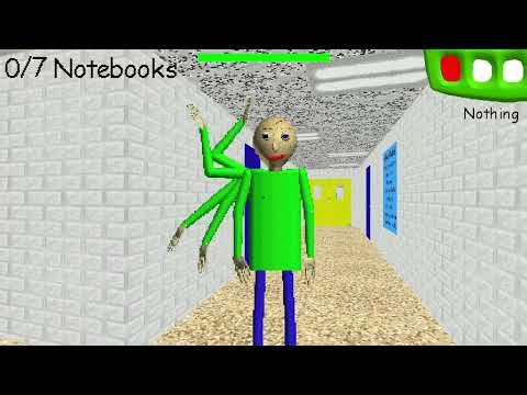 Baldi's Basics Mod menu gameplay