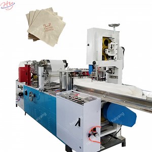 [Hot Item] Small Handkerchief Tissue Paper Folding Machine Pocket Napkin Paper Making Machine