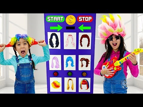 Maddie's Wild Wig Vending Machine!