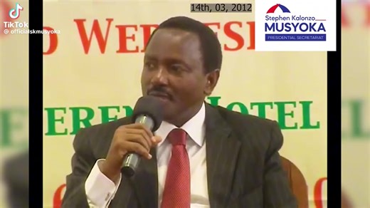 Kalonzo Musyoka has been a supporter of the youth since time immemorial. During this time he was the Vice president. Follow DMK Media Group | DMK Media Group