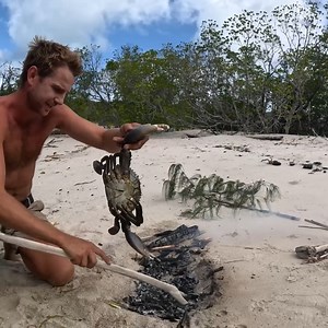 360K views · 5.2K reactions | Hunting Giant Mudcrabs For Survival!  | Back 2 Basics Adventures | Facebook