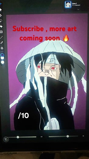 Fan art itachi #art #drawing #digitalart #manga #anime #artist #itachi #draw#digital #mangaka
