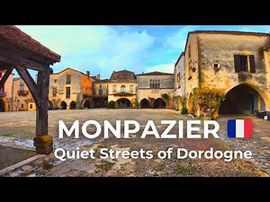 Monpazier, Dordogne 🇫🇷 Peaceful Morning Walk