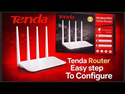 Tenda F6 Router How To Configure tenda F6 Router Easy step