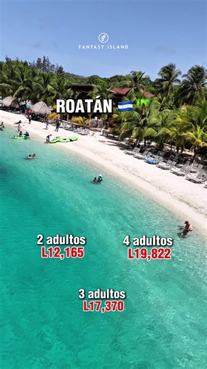 Gastos de viaje a Roatán para varios acompañantes