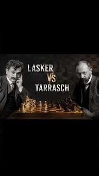 Emanuel Lasker vs. Siegbert Tarrasch. 15st game,1908.