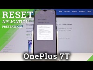 How to Restore Default Apps Settings in OnePlus 7T - Reset App Preferences
