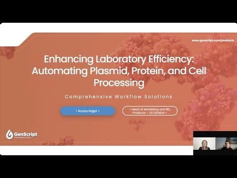 Enhancing Laboratory Efficiency: Automating Plasmid, Protein, and Cell Processing with Live Q&A