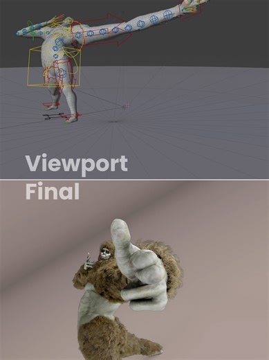 Estoy planeando hablar en un video de como hago el pelo en Blender para videos como este, hay algo en especial que les gustaría saber? . #animation #attackontitan #jjba #jojo #behindthescenes