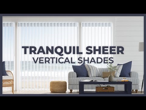 Tranquil Sheer Vertical Shades from SelectBlinds.com
