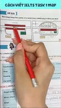 Cách viết IELTS task 1 map